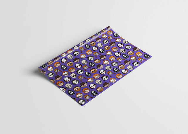 Spooktacular Croodie Villians Wrapping Paper Rolls
