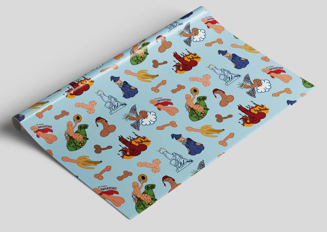 SuperDicks Christmas Wrapping Paper