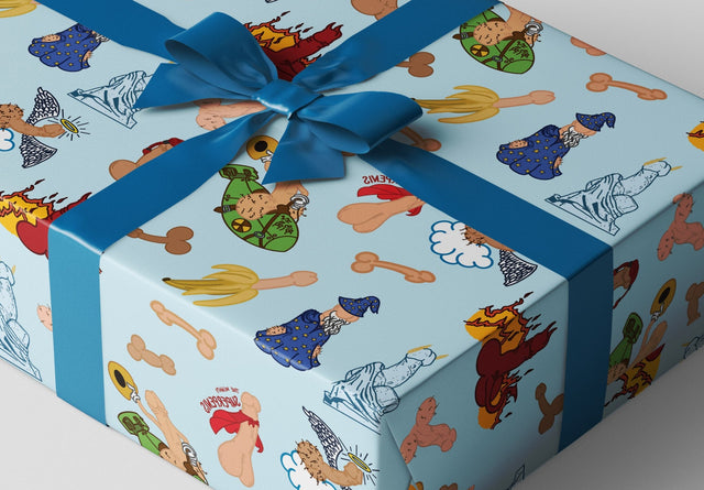 SuperDicks Christmas Wrapping Paper